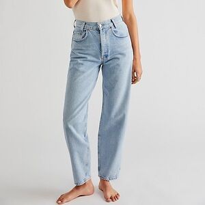 AGOLDE Baggy Tapered Jean Size 23 Light Indigo